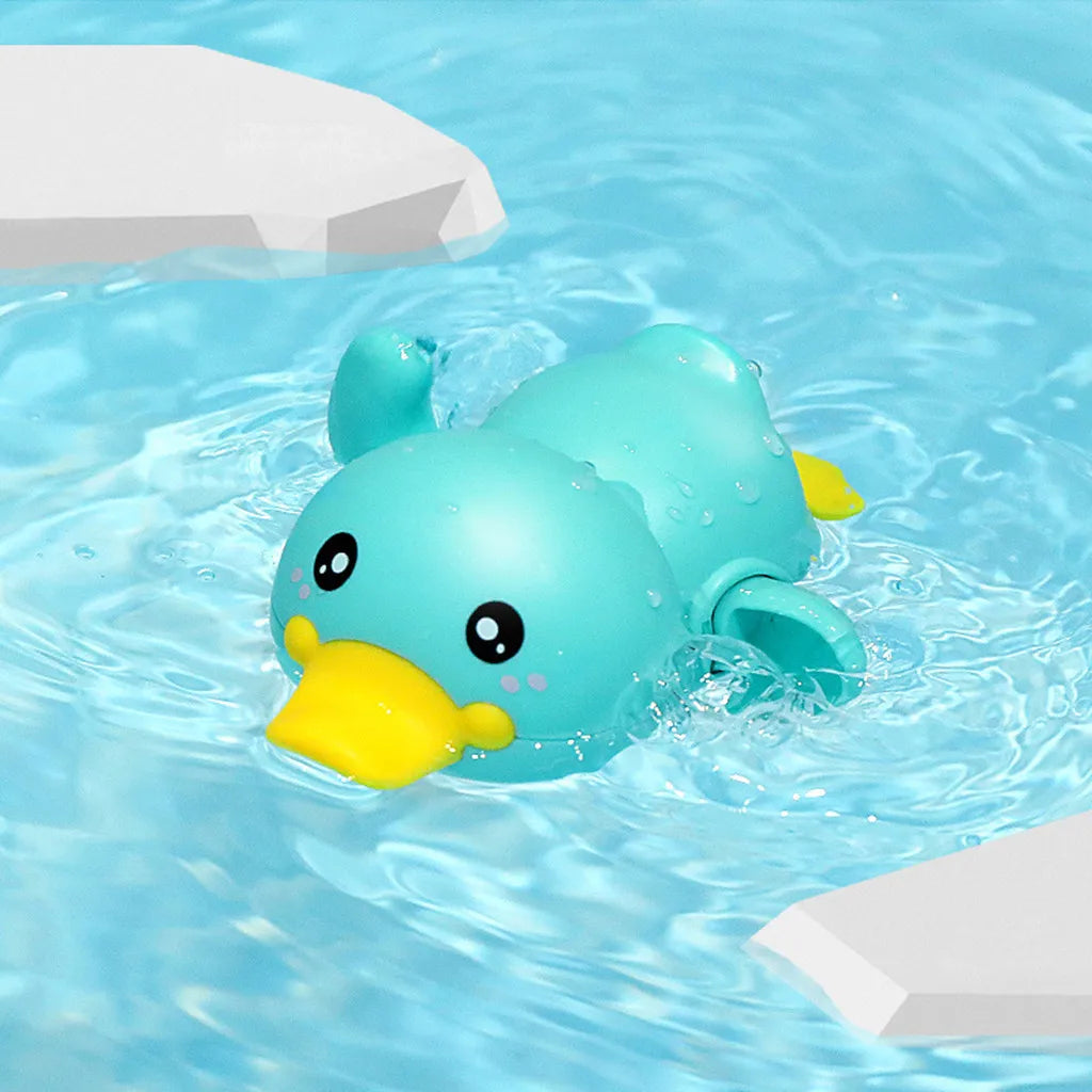 Baby Bath Toys Kids Swimming Clockwork Dolls Play Water Fun Bathing Cute Funny Children Bathroom Shower Bathtub Animals Toy Econic Blanks